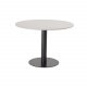 VENTURE DESIGN Razzia spisebord - gr terrazzo og svart metall (106)