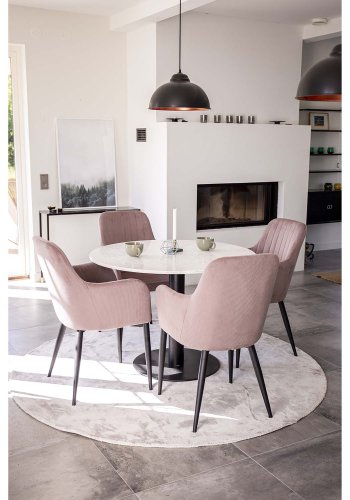 VENTURE DESIGN Indra teppe - slv viskose og bomull (200)