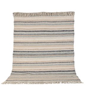 VENTURE DESIGN Gudha-teppe - beige og bl ull (170x240) 