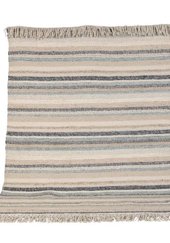 VENTURE DESIGN Gudha Teppich – beige und blaue Wolle (200x300) 