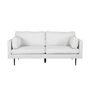 VENTURE DESIGN Boom 3 pers. sofa - lys beige polyester og sort stl