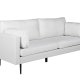 VENTURE DESIGN Boom 3-seters sofa - lys beige polyester og sort stl