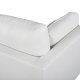 VENTURE DESIGN Boom 3-seters sofa - lys beige polyester og sort stl