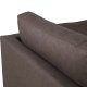 VENTURE DESIGN Boom 3-seters sofa - brun mikrofiber og sort stl