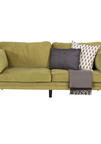 VENTURE DESIGN Boom 3-sits Soffa - Grön Polyester och Metall