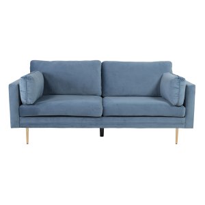 VENTURE DESIGN Boom 3 pers. sofa - bl polyester og metal