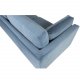 VENTURE DESIGN Boom 3-seters sofa - bl polyester og metall
