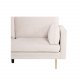 VENTURE DESIGN Boom 3-seters sofa - beige polyester og metall