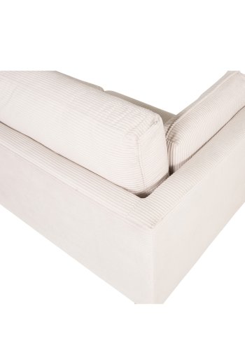 VENTURE DESIGN Boom 3-seters sofa - beige polyester og metall