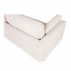 VENTURE DESIGN Boom 3-seters sofa - beige polyester og metall