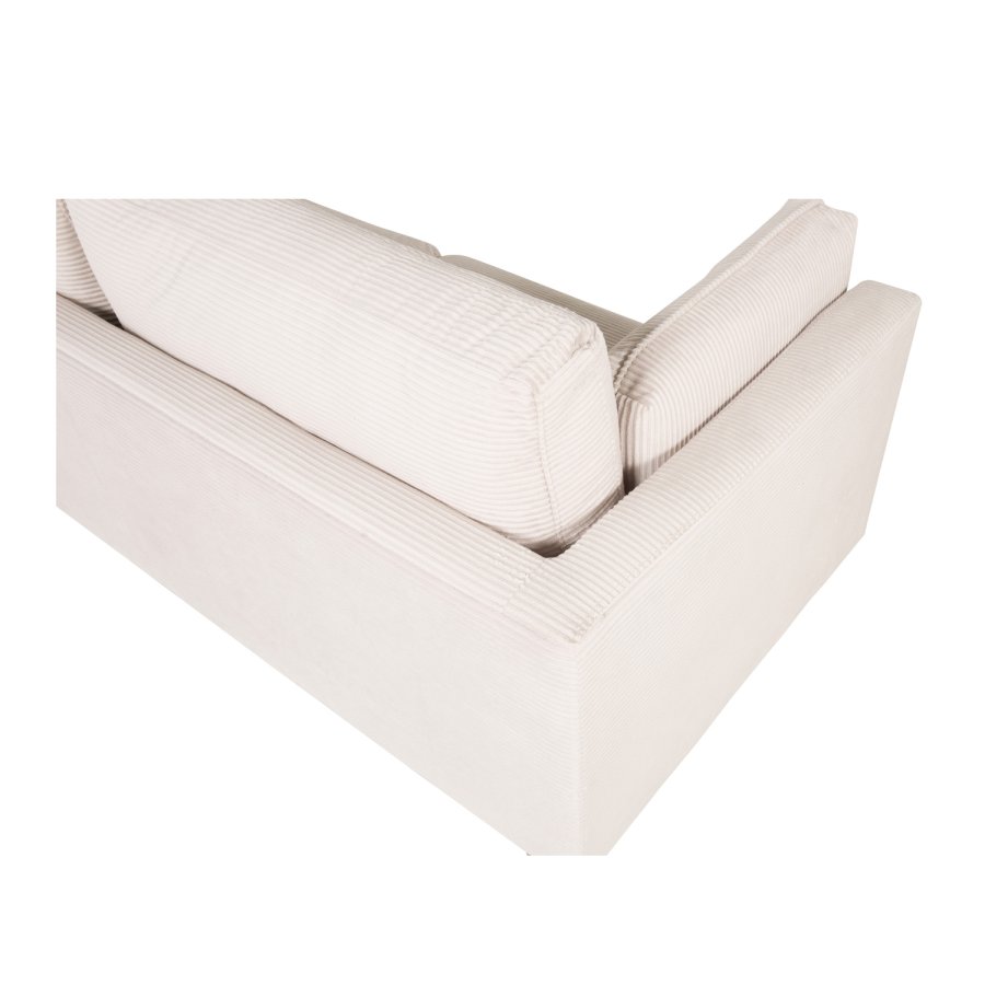 VENTURE DESIGN Boom 3-seters sofa - beige polyester og metall