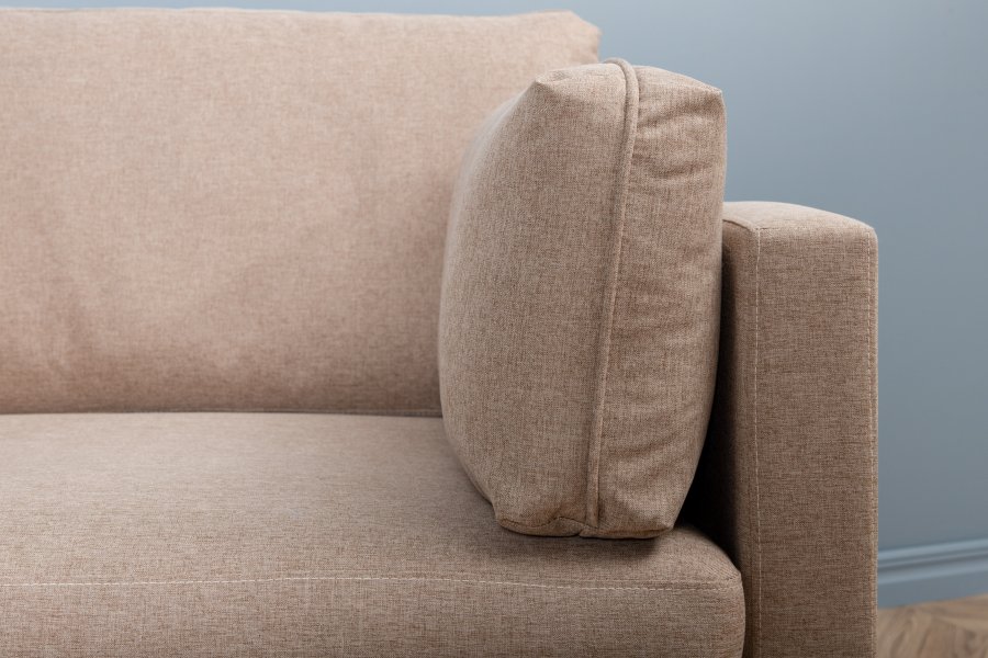 VENTURE DESIGN Boom lenestol - brun polyester og sort stl