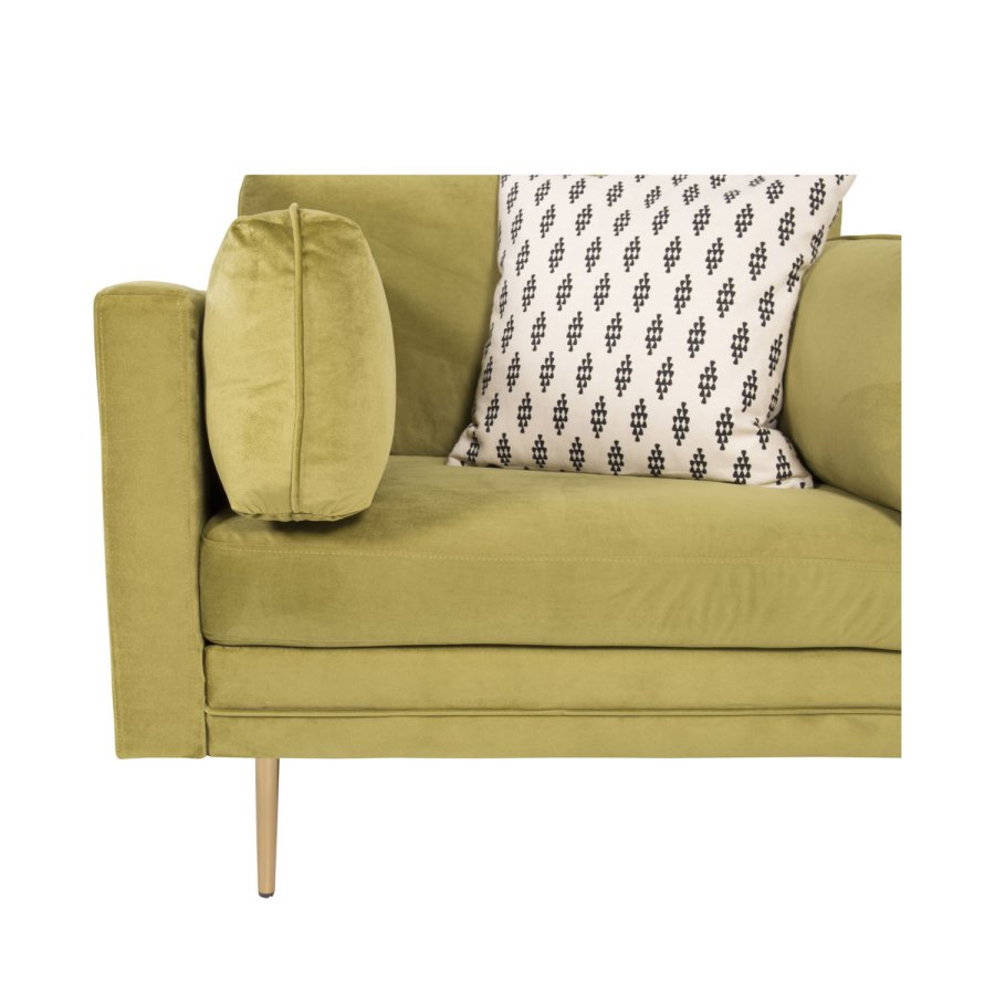 VENTURE DESIGN Boom lenestol, med armlener - grnn polyester og metall