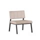 VENTURE DESIGN Monett loungestol - beige fljl og sort stl