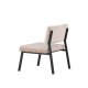 VENTURE DESIGN Monett loungestol - beige fljl og sort stl