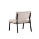 VENTURE DESIGN Monett loungestol - beige fljl og sort stl