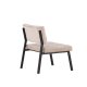 VENTURE DESIGN Monett loungestol - beige fljl og sort stl