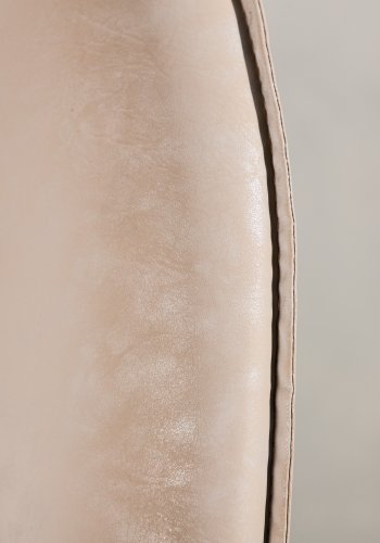 VENTURE DESIGN Polar lenestol - beige PU og naturstl