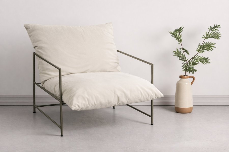 VENTURE HOME Sedalia F�t�lj - Bronsram / Beige