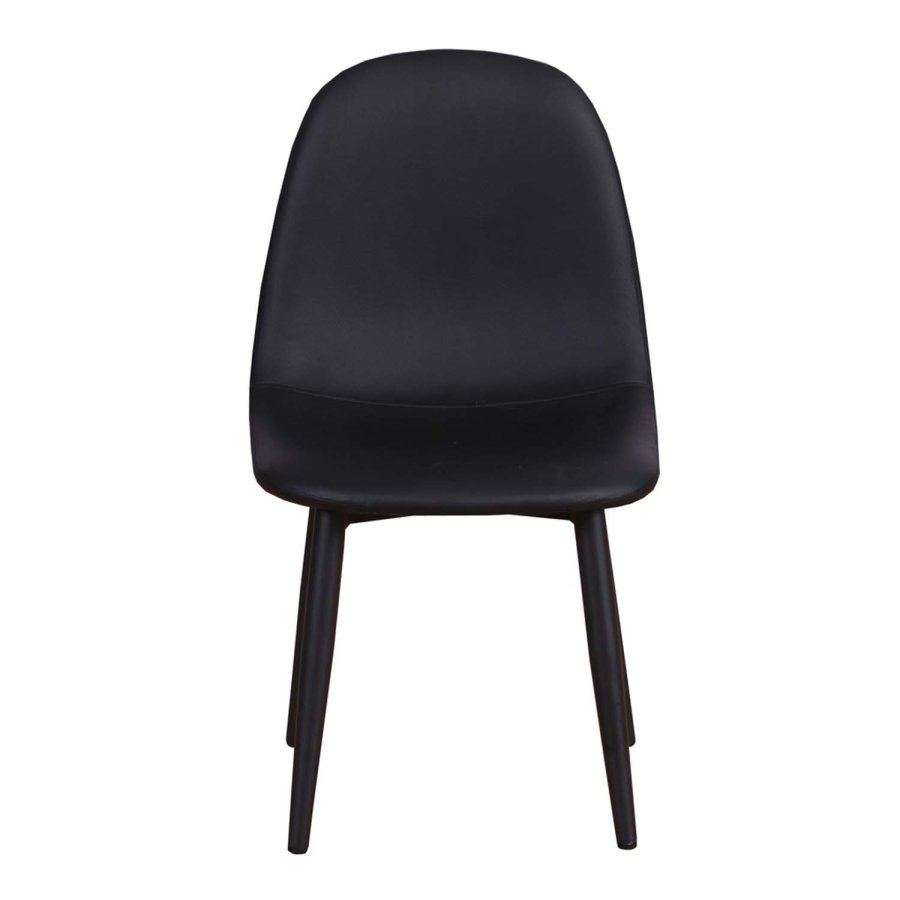 VENTURE DESIGN Polar spisestuestol XXS - sort PU og metall