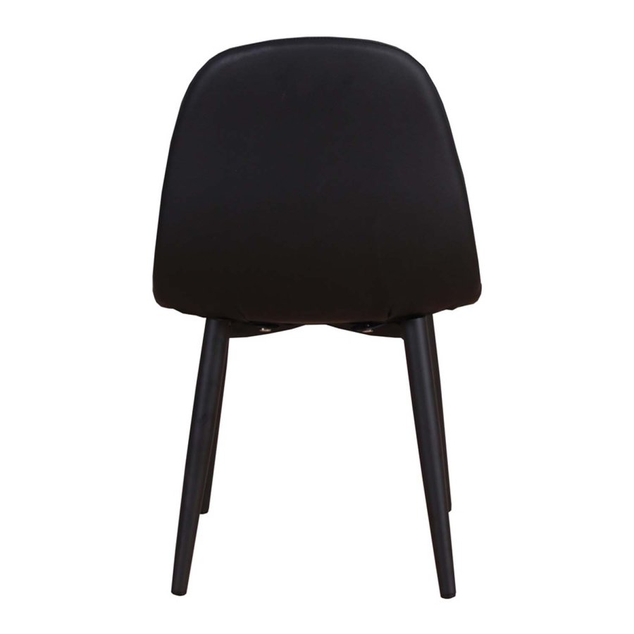 VENTURE DESIGN Polar spisestuestol XXS - sort PU og metall