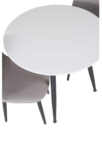 VENTURE DESIGN Polar XXS spisestuestol - grtt stoff og metall