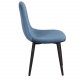 VENTURE DESIGN Polar Chair XXS spisestuestol - bl velour og metall