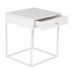 VENTURE DESIGN Bakal nattbord, m. 1 skuff - hvit stl
