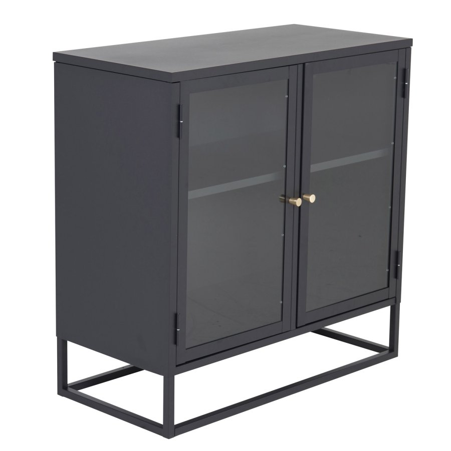 VENTURE DESIGN Bakal skap, m. 2 drer og 1 hylle - sort stl