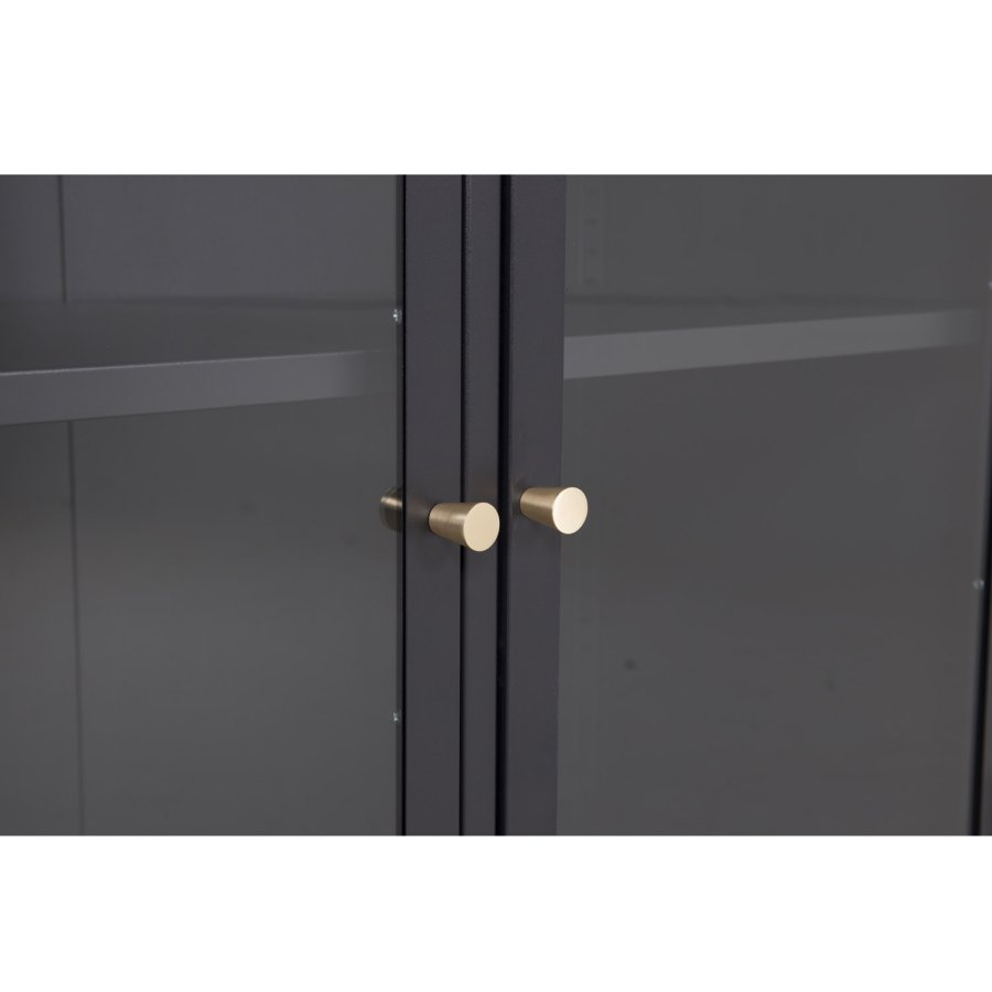 VENTURE DESIGN Bakal skap, m. 2 drer og 1 hylle - sort stl