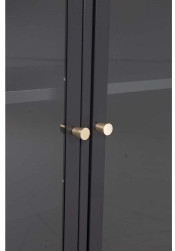 VENTURE DESIGN Bakal skap, m. 2 drer og 1 hylle - sort stl