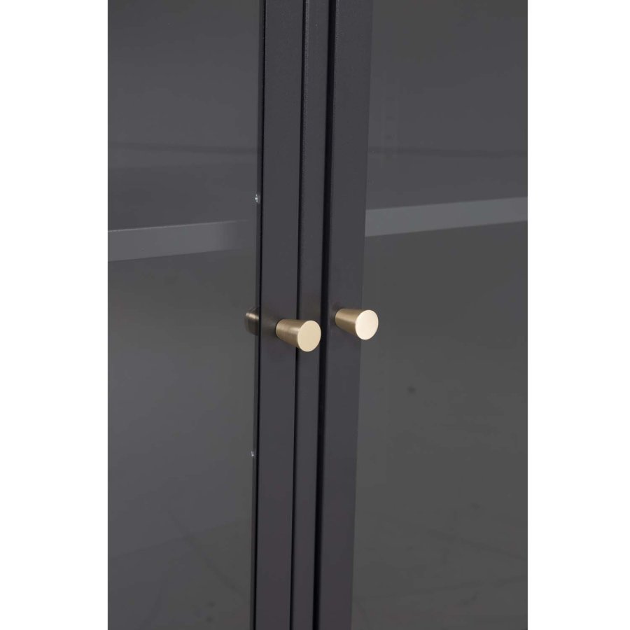 VENTURE DESIGN Bakal skap, m. 2 drer og 1 hylle - sort stl