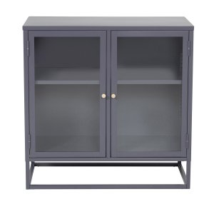 VENTURE DESIGN Bakal skp, med 2 luckor och 1 hylla - ljusgrtt stl