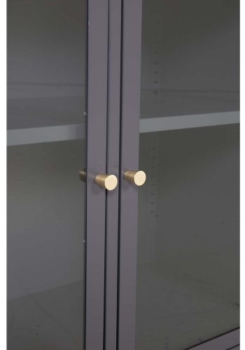 VENTURE DESIGN Bakal skap, m. 2 drer og 1 hylle - lysegr stl