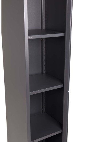 VENTURE DESIGN Acero Hyskap, m. 1 dr og 3 hyller - sort stl