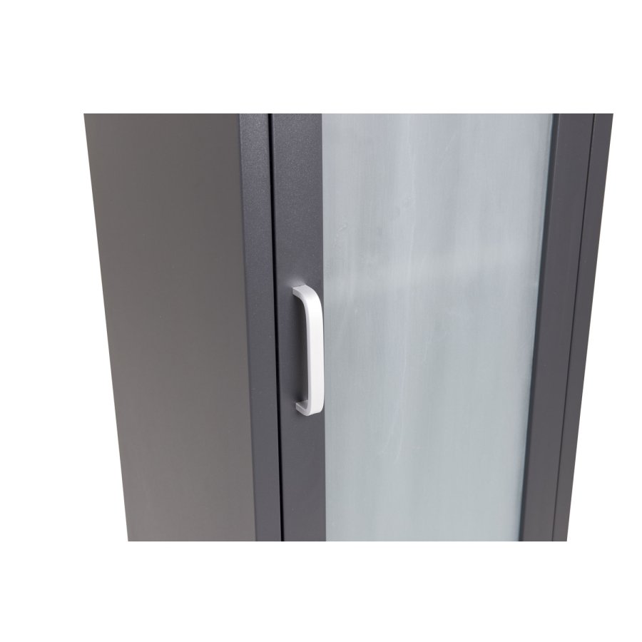 VENTURE DESIGN Acero Hyskap, m. 1 dr og 3 hyller - sort stl