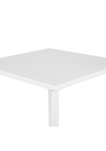 VENTURE DESIGN Sidebord i stl - hvitt stl