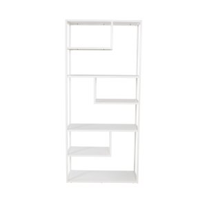 VENTURE DESIGN Staal reol - hvid stl(H:188cm x85cm x 35cm)