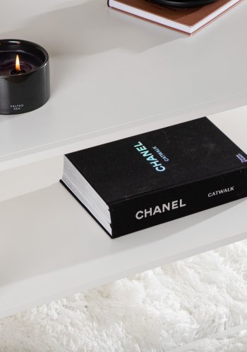 VENTURE DESIGN Couchtisch aus Stahl, mit Ablage – weißer Stahl (120x50)