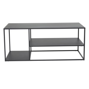 VENTURE DESIGN Bakal Soffbord, med 1 Hylla - Svart Stl