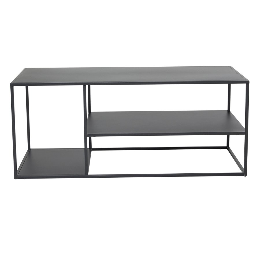 VENTURE DESIGN Bakal salongbord, m. 1 hylle - sort stl