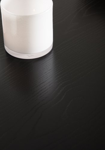 VENTURE DESIGN Dipp spisebord - svart MDF og svart metall (180x90)