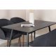 VENTURE DESIGN Dipp spisebord - svart MDF og svart metall (120x85)