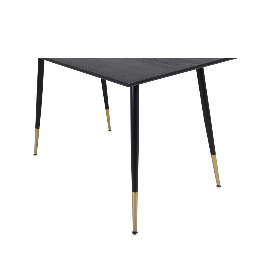 VENTURE DESIGN Dipp spisebord - svart MDF og svart metall (120x85)