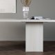 VENTURE DESIGN Olga spisebord, rektangulrt - hvitkalket MDF (200x90)