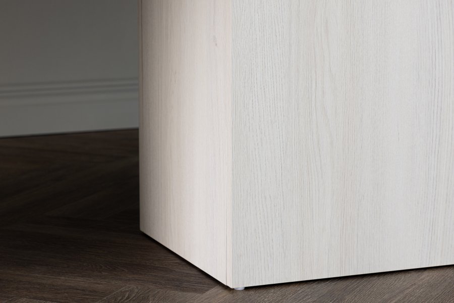 VENTURE DESIGN Olga spisebord, rektangulrt - hvitkalket MDF (200x90)