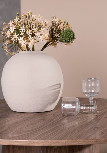 VENTURE DESIGN Lanzo spisebord, rundt - naturlig MDF (120)