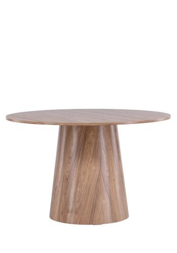 VENTURE DESIGN Lanzo spisebord, rundt - naturlig MDF (120)