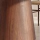 VENTURE HOME Lanzo spisebord, rund - travertinlook og mocca MDF med 3D-papir (�120)