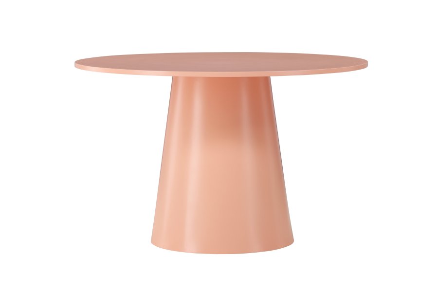 VENTURE DESIGN Lanzo spisebord, rund - fersken MDF (120)